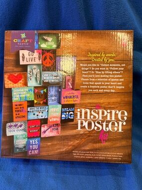 Craft-tastic "The Inspire Poster Kit" by Ann Williams Group